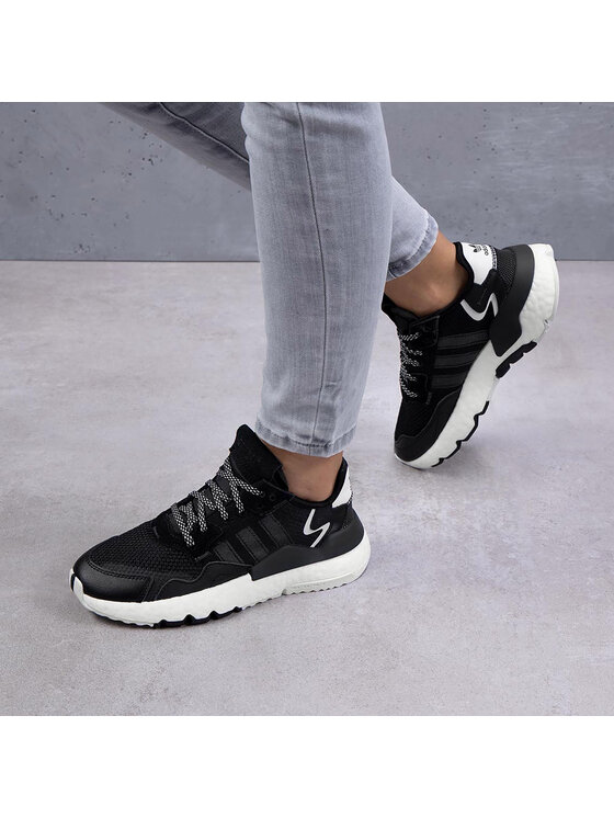 adidas adidas Laisvalaikio batai Nite Jogger J EE6481 Juoda