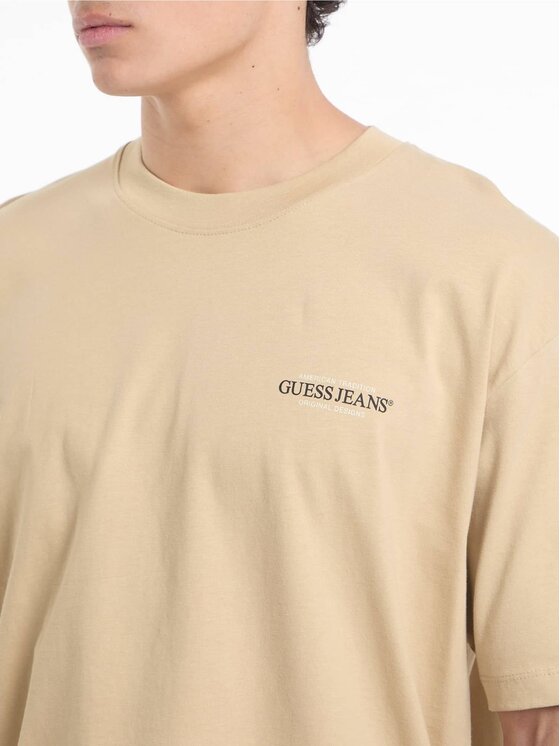 Guess Jeans Guess Jeans T-shirt 168449 Beige Classic Fit