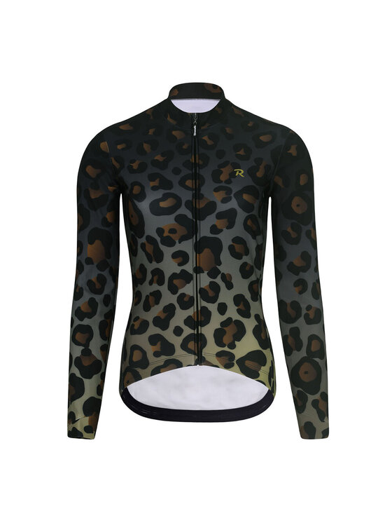 Rivanelle Rivanelle Koszulka rowerowa WILDCAT WINTER Brązowy Narrow Fit