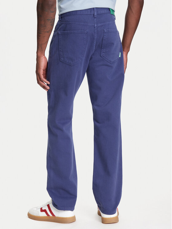 United Colors Of Benetton United Colors Of Benetton Blugi 4RZVUE01W Albastru Straight Fit