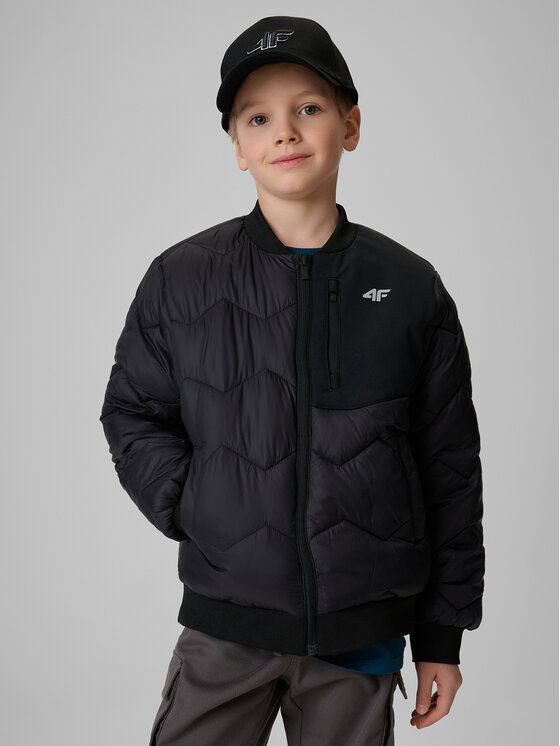 4F 4F Kurtka puchowa OUTERWEAR Czarny Regular Fit