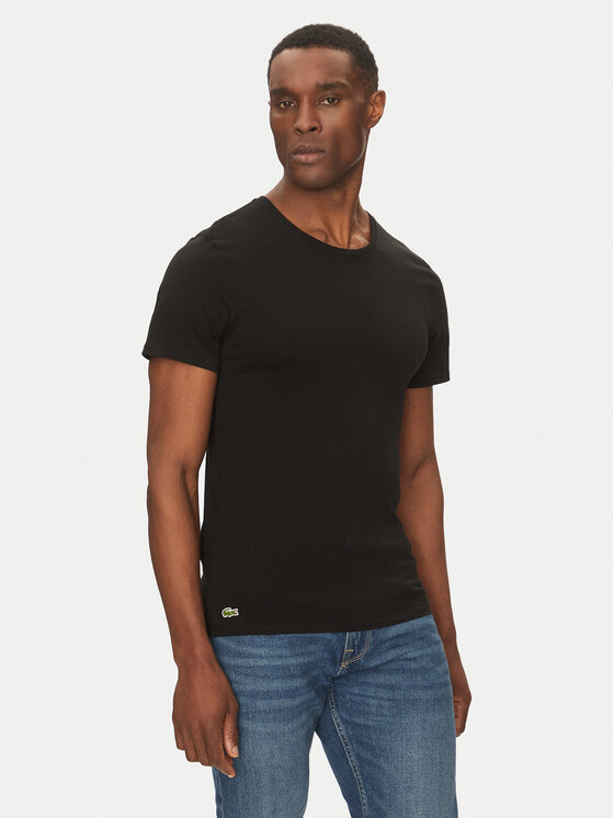 Lacoste Lacoste Souprava triček TH9007 Černá Slim Fit