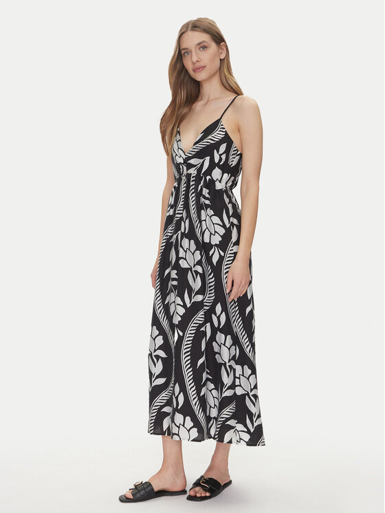 ONLY ONLY Nyári ruha Catja 15347529 Fekete Regular Fit