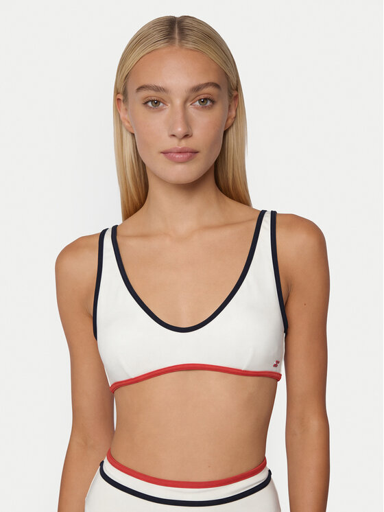 Tommy Hilfiger Bikini partea de sus UW0UW06374 Écru
