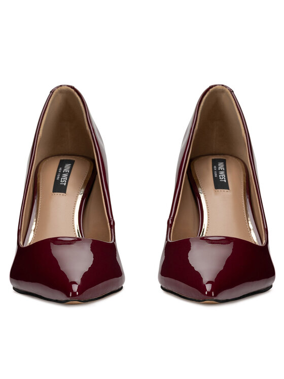 Nine West Nine West Pantofi cu toc subțire WFA3045-1A Vișiniu