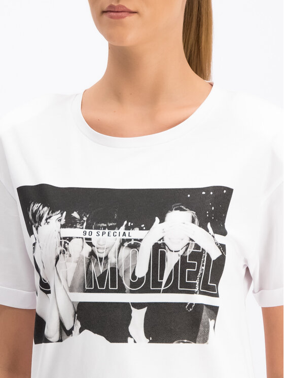 T-shirt Kader CVP19249TS Bianco Regular Fit