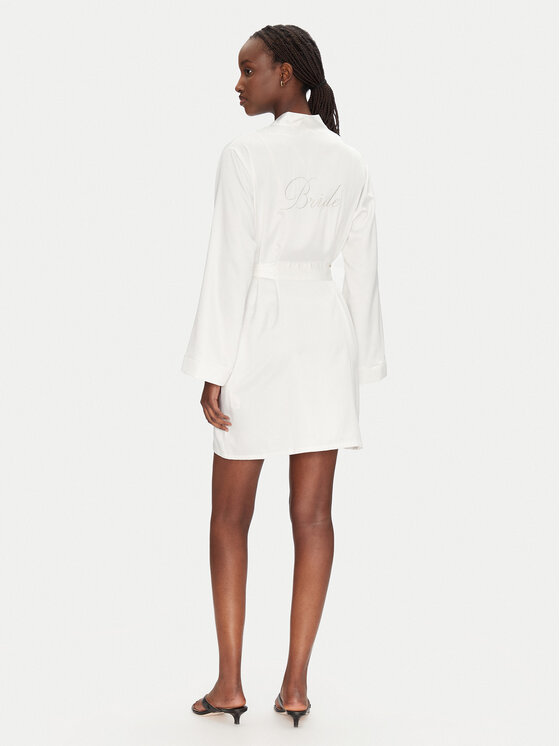Hunkemöller Hunkemöller Szlafrok Bridal 302071 Biały