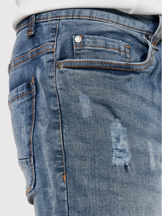 Brave Soul Brave Soul Traperice MJN-LEYLAND Tamnoplava Skinny Fit