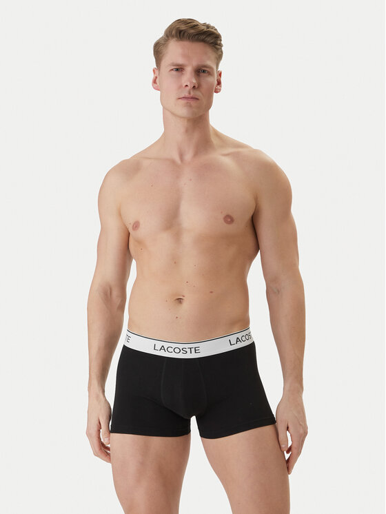 Lacoste Lacoste Souprava boxerek 5H9002 Černá