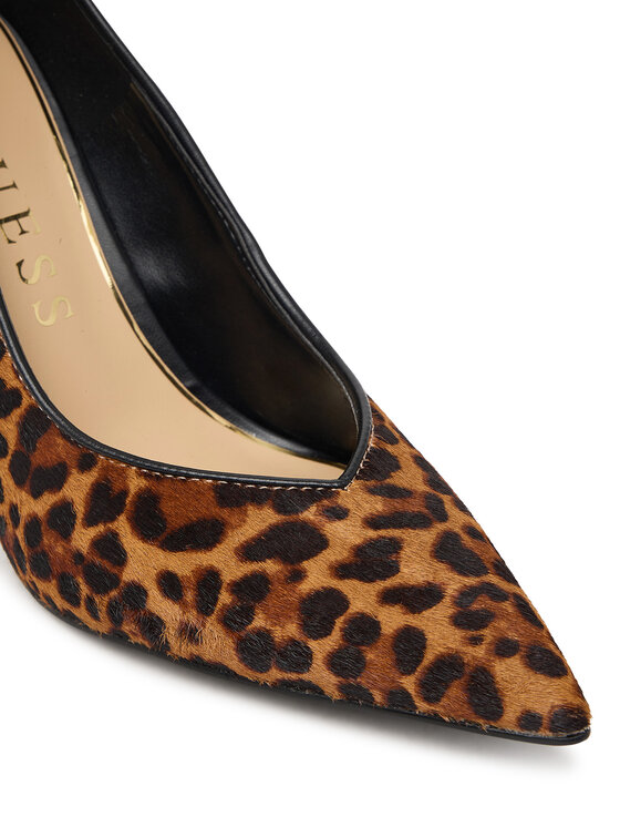 Guess Guess Обувки на ток FLFNA3 LEA08 Кафяв