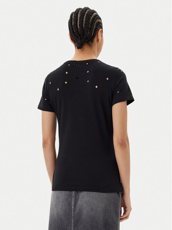 Silvian Heach Silvian Heach T-särk GPP25070TS Must Regular Fit