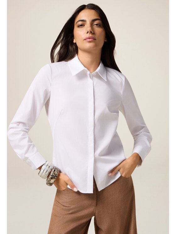 Oltre Oltre Koszula 5373R102932N011 Biały Regular Fit