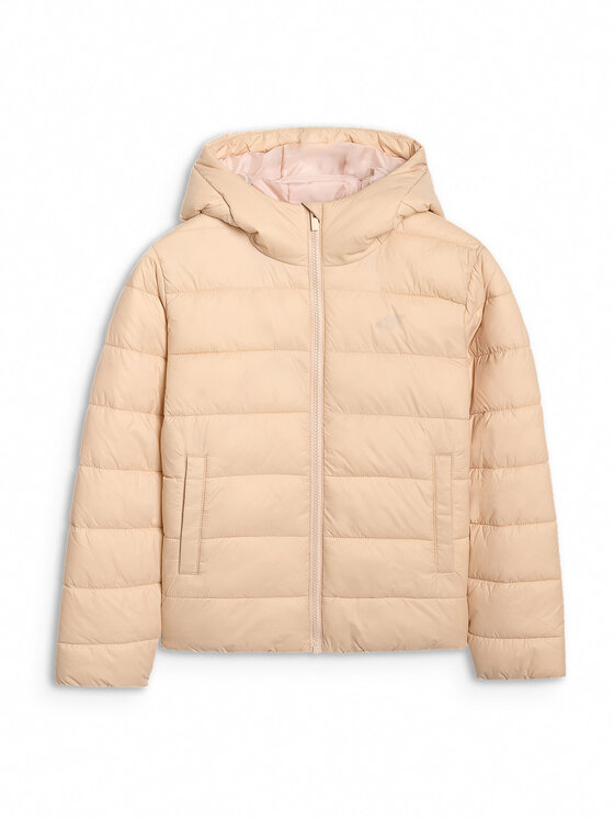 4F 4F Kurtka puchowa OUTERWEAR Beżowy Regular Fit