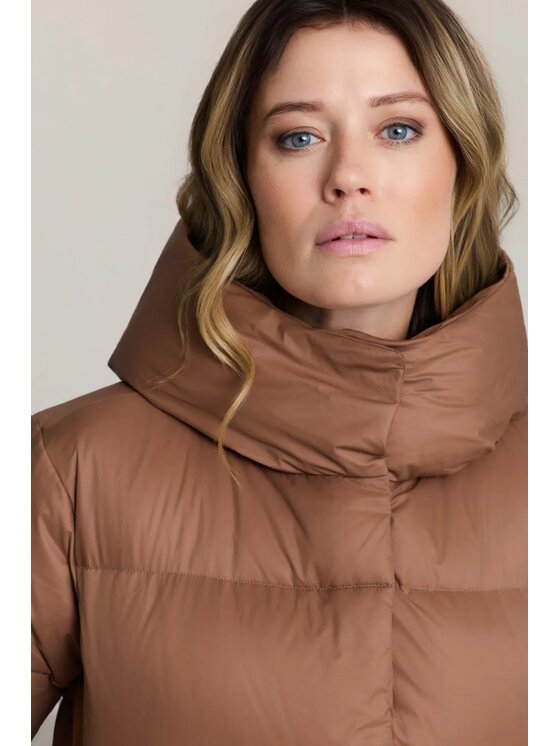 Lancerto Lancerto Kurtka puchowa Amaranta KU135226000003 Brązowy Regular Fit