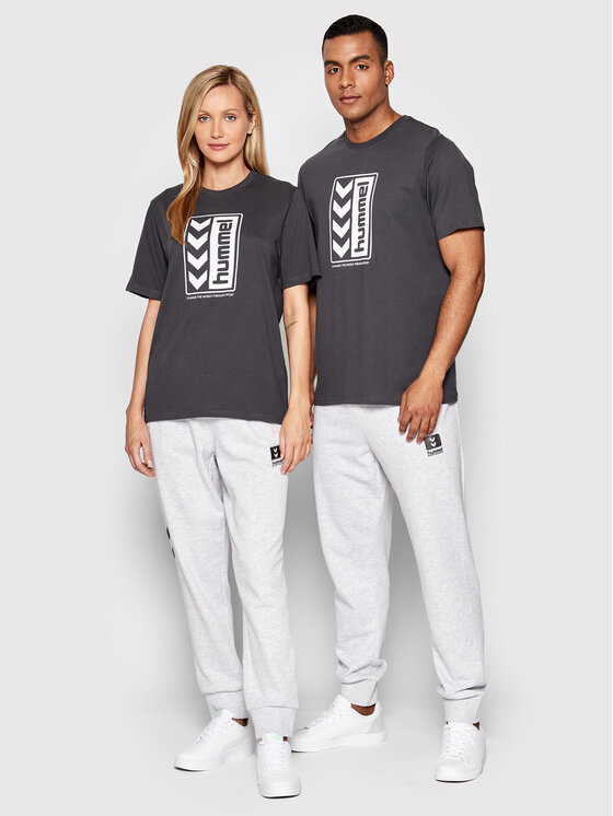 Hummel T-Shirt Unisex 213712 Fit Grau Regular Ben Legacy
