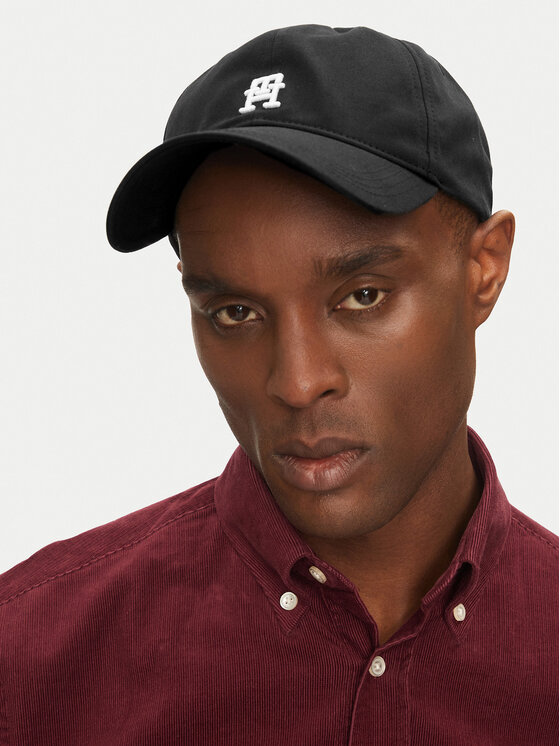 Tommy Hilfiger Tommy Hilfiger Kepurė su snapeliu Imd Color 6 Panel AM0AM13542 Juoda