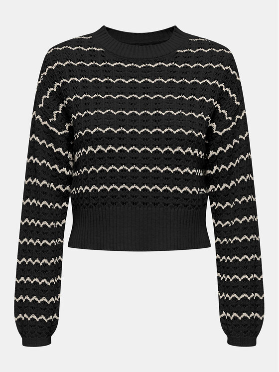 ONLY ONLY Sweater Asa 15310527 Fekete Regular Fit