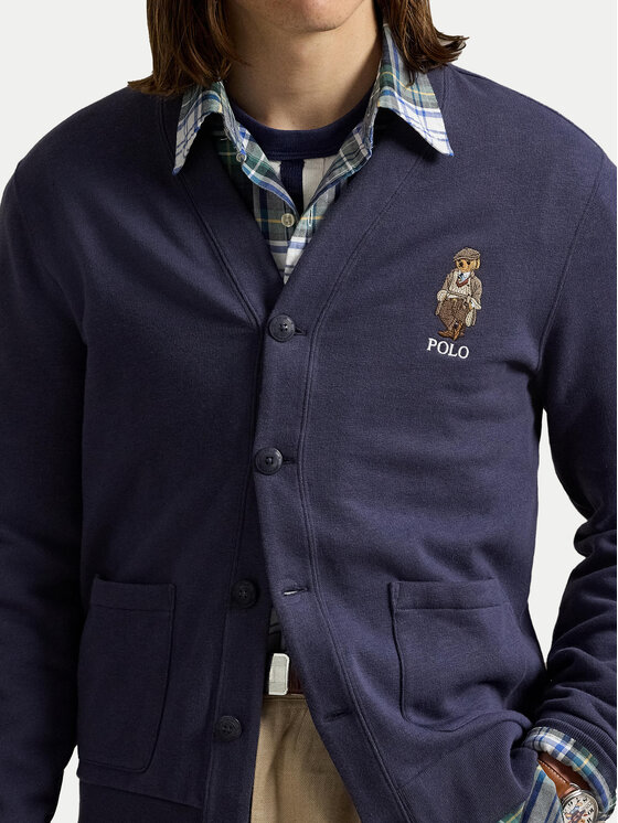 Polo Ralph Lauren Polo Ralph Lauren Kardigan 710980316001 Granatowy Regular Fit