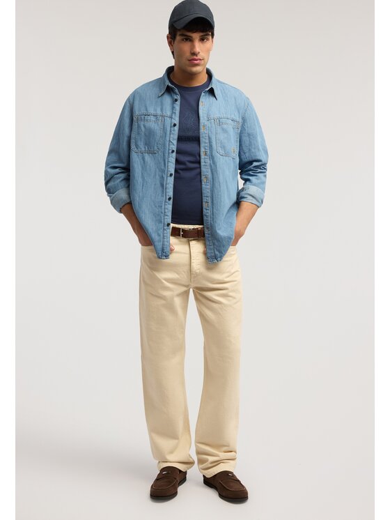 Trussardi Trussardi T-shirt G0278300125N034 Blu Regular Fit