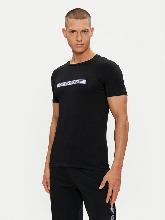 Emporio Armani Underwear Tricou 111035 4R517 00020 Negru Slim Fit