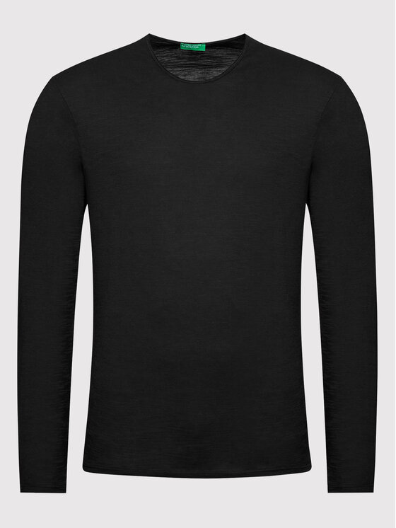 United Colors Of Benetton United Colors Of Benetton Longsleeve 3JE1J19A9 Μαύρο Regular Fit
