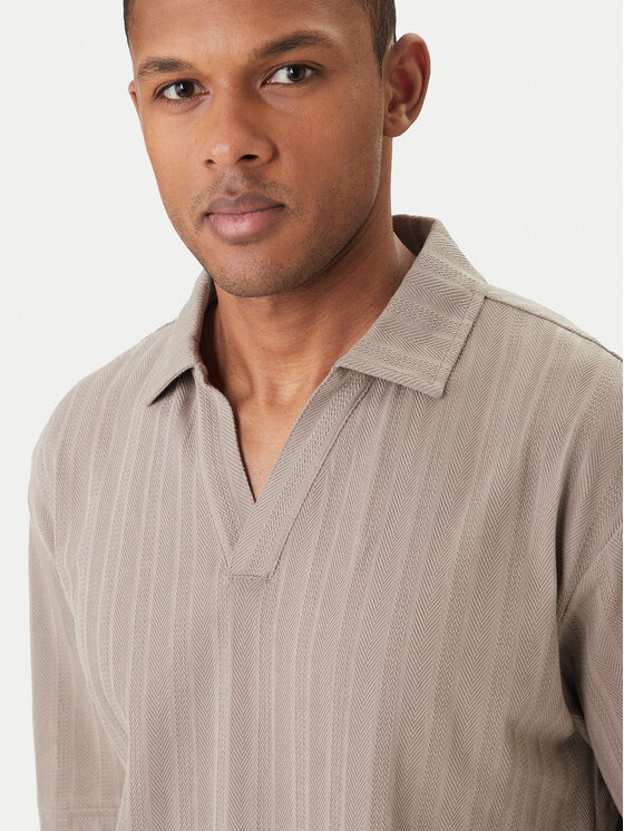 HUGO HUGO Pólóing Dalibo 50556724 Bézs Relaxed Fit
