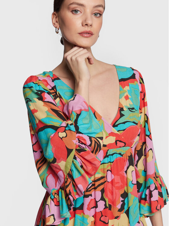 Billabong Billabong Vestito da giorno After Time EBJWD00110 Multicolore Regular Fit