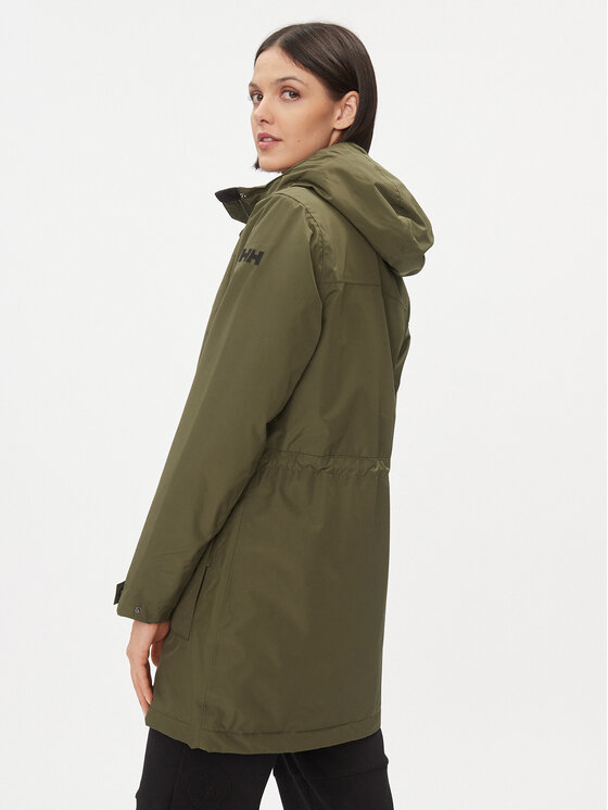 Helly hansen green parka best sale