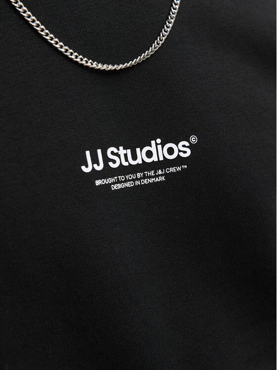 Jack & Jones Jack & Jones Mikina Soho 12278791 Černá Relaxed Fit