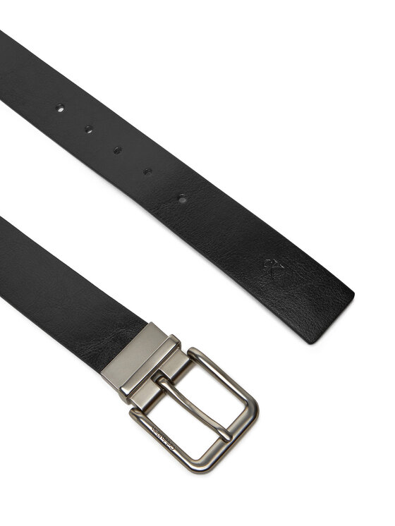Calvin Klein Jeans Calvin Klein Jeans Ζώνη Ανδρική Casual Pin Buckle 35Mm Adj/Rev LV04G7024G Μαύρο