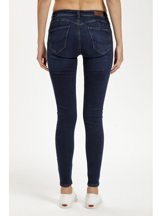 Cross Jeans Cross Jeans Jeansy P 419-007 Niebieski Super Skinny Fit