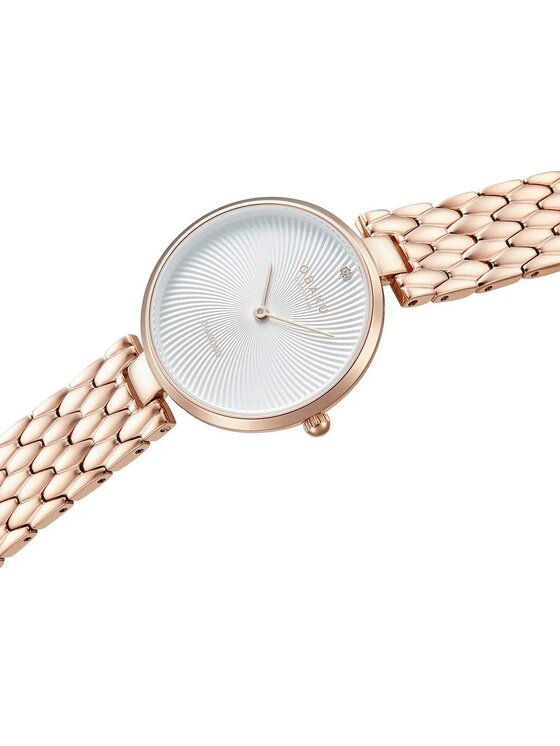 Obaku Obaku Zegarek V256LXVISV Różowe złoto