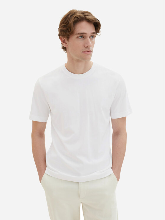 Tom Tailor Tom Tailor 2er-Set T-Shirts 1037741 Weiß Regular Fit
