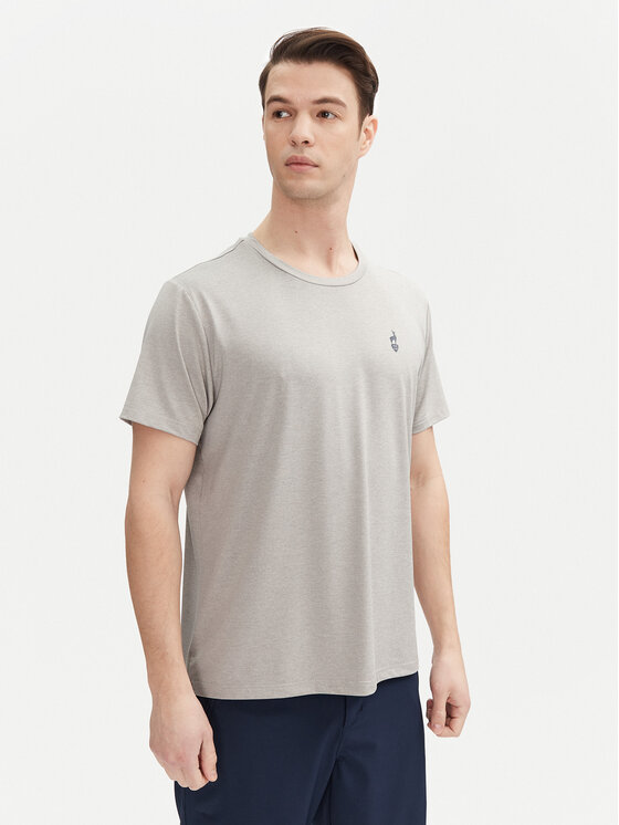 Aulp Aulp T-Shirt Tommy Šedá Regular Fit