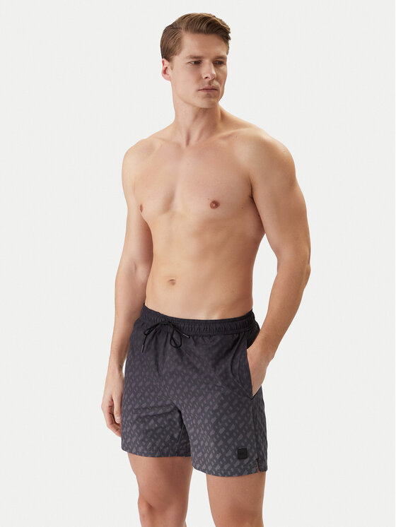 BOSS BOSS Szorty kąpielowe Vale 50534343 Szary Regular Fit
