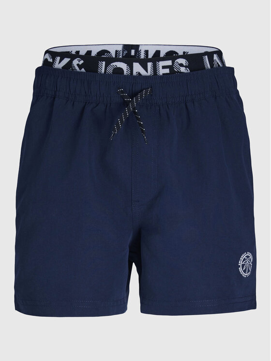 Jack&Jones Junior Jack&Jones Junior Kopalne hlače 12228535 Mornarsko modra Regular Fit
