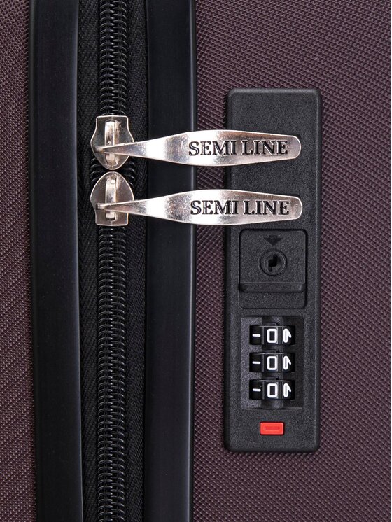 Semi Line Semi Line Среден куфар T5856-2 Кафяв