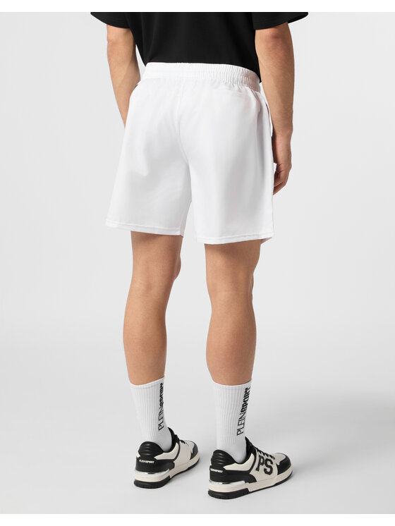 Plein Sport Plein Sport Szorty sportowe 28339 Biały Jogger Fit