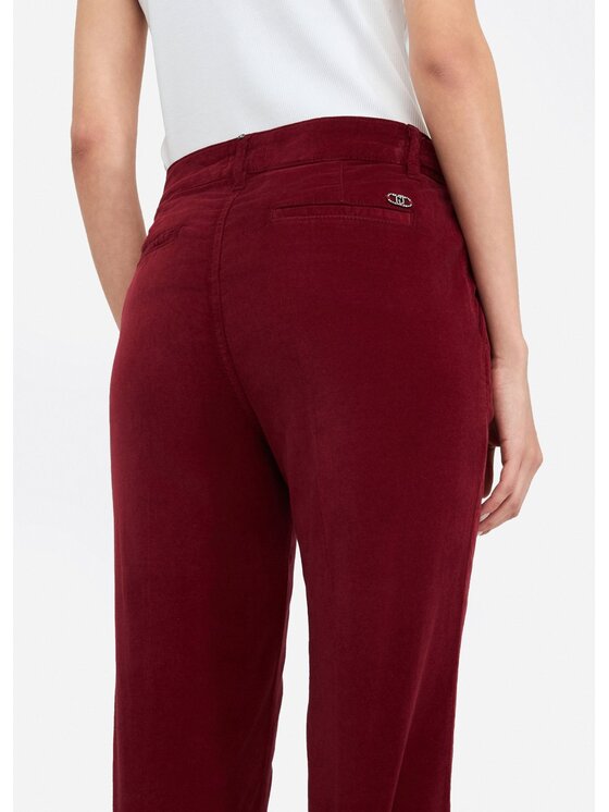 Liu Jo Liu Jo Pantaloni di tessuto MF5308T459091650 Rosso Regular Fit