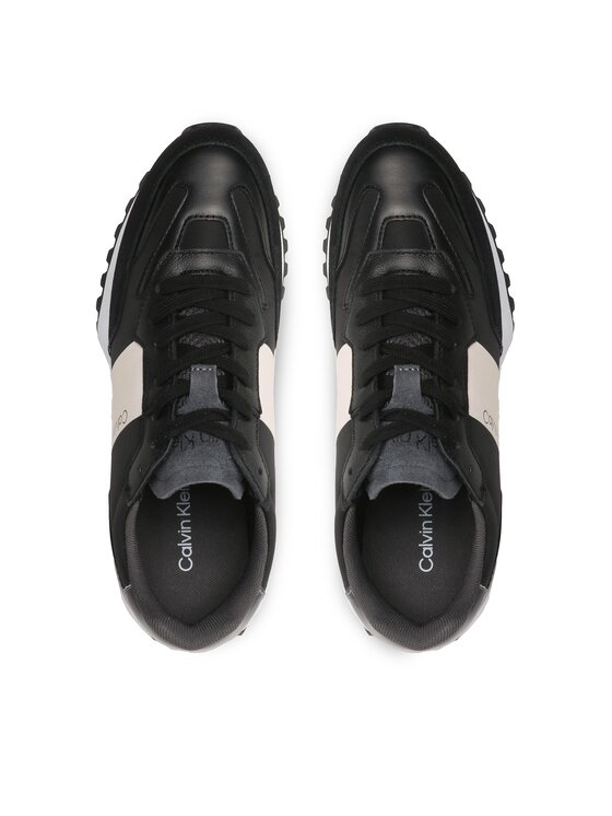 Calvin Klein Сникърси Low Top Lace Up Mix New HM0HM01238 Черен | Modivo.bg