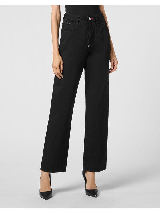 PHILIPP PLEIN PHILIPP PLEIN Jeansy 3163 Czarny Loose Fit