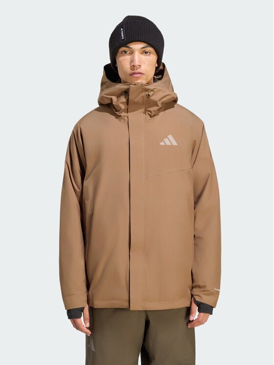 adidas adidas Kurtka narciarska 170940 Brązowy Regular Fit
