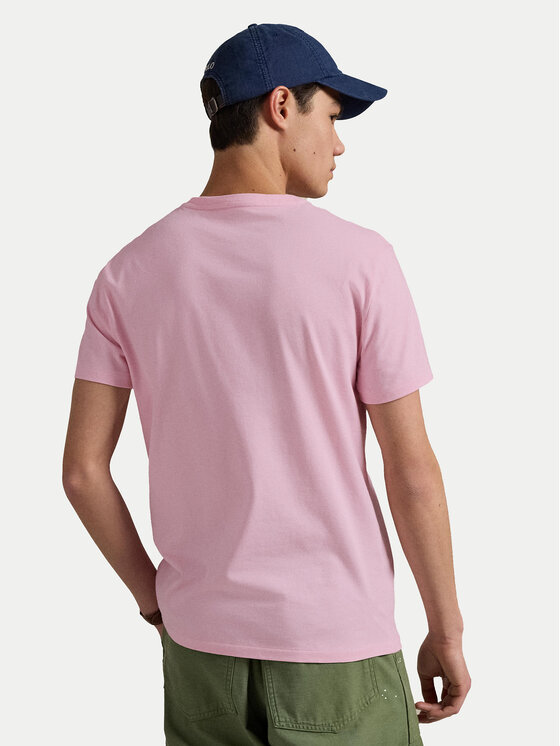 Polo Ralph Lauren Polo Ralph Lauren T-shirt 710671438417 Ružičasta Slim Fit