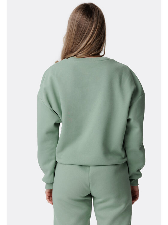 LAURELLA LAURELLA Mikina 1TU024 Zelená Regular Fit