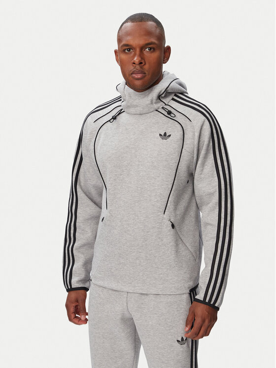 adidas Hanorac Spacer Teamgeist 26 Cutline Hoodie KR9653 Gri Regular Fit