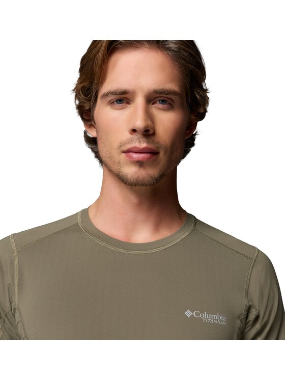 Columbia Columbia T-Shirt 215720 Zielony Regular Fit
