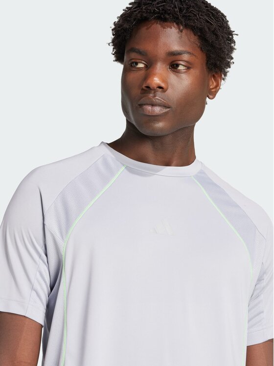 adidas adidas Koszulka techniczna Tech Apparel CLIMACOOL Tee Szary Regular Fit