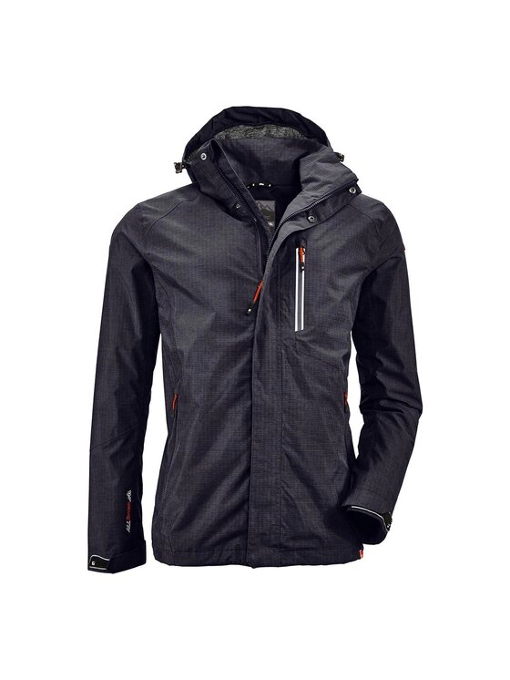 KILLTEC KILLTEC Kurtka outdoor 34723/200 Czarny Regular Fit