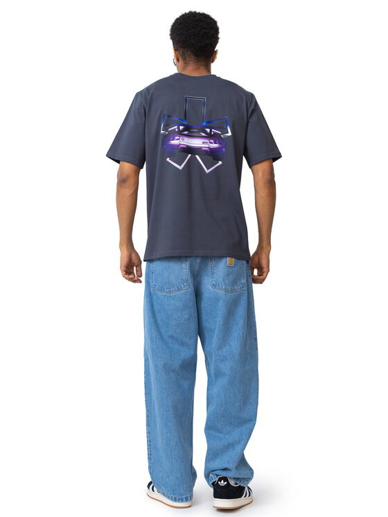 Kamuflage Kamuflage T-Shirt V12 Szary Oversize