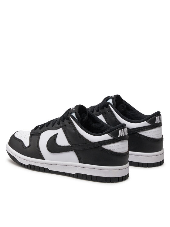 Nike Nike Sneakersy Dunk Low (GS) CW1590 100 Czarny